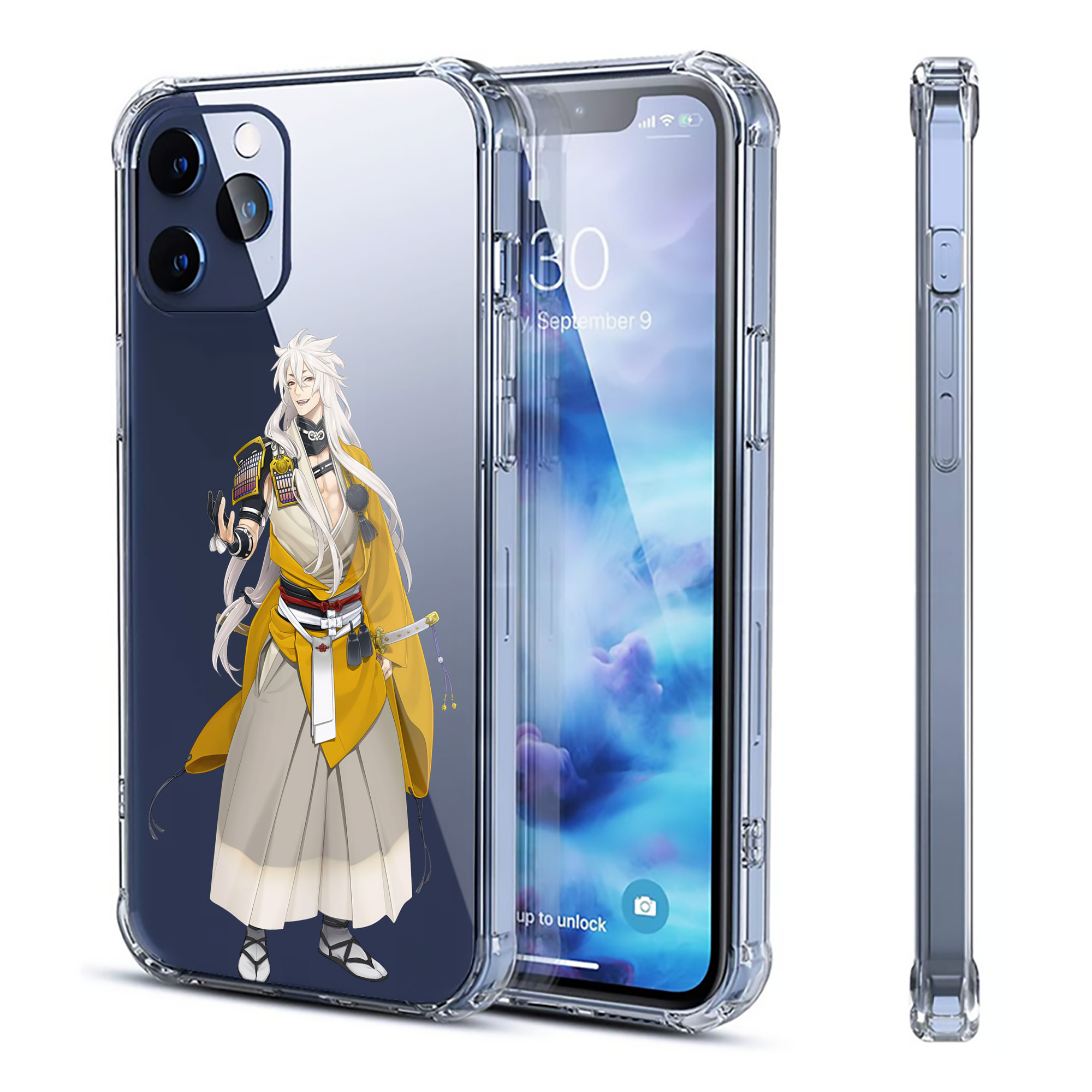 （画像用） 刀剣乱舞 Touken Ranbu 【iPhone 12シリーズ対応】透明スマホケース（クリアソフトケース）